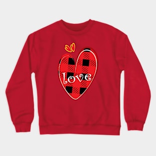 Valentines Day Cute Love Hearts Crewneck Sweatshirt